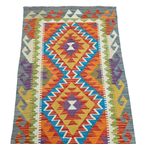 125 x 84 cm Hand Woven Afghan Kilim Rug