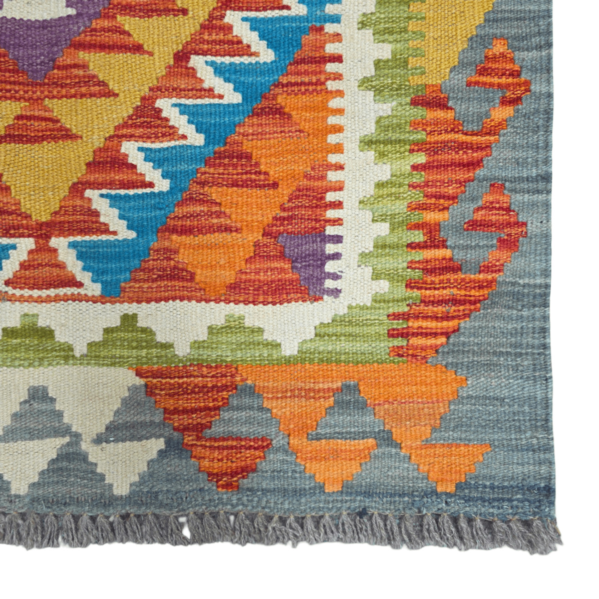 125 x 84 cm Hand Woven Afghan Kilim Rug