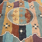 292 x 188 cm Afghan Chobi Veg-Dye Hand-Knotted Wool Rug