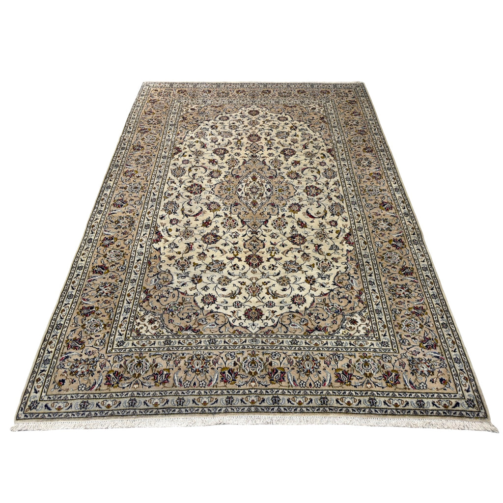 295 x 203 cm Hand-Knotted Persian Kashan Rug