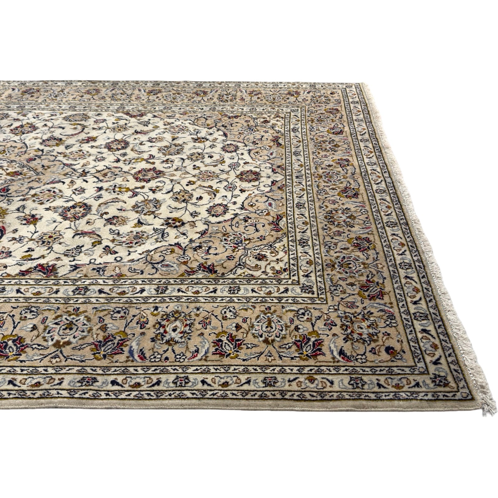 295 x 203 cm Hand-Knotted Persian Kashan Rug