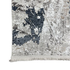 180 x 120 cm Grey Modern Ink Flow Turkish Rug