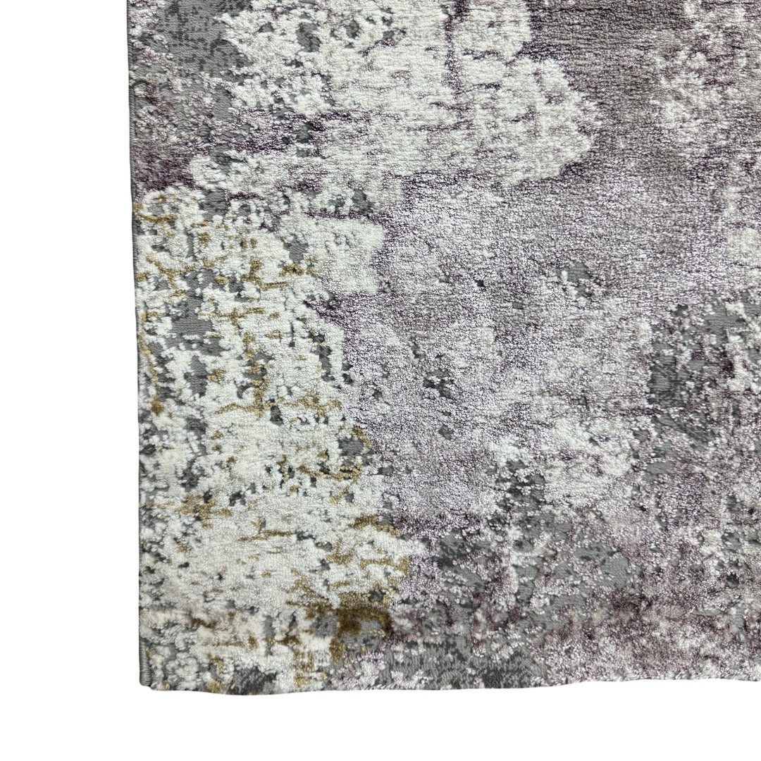 230 x 160 cm Soft Grey & Pink Cloud Drift Contemporary Rug