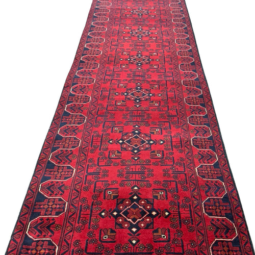 1000 x 80 cm Extra Long Afghan Khal Mohammadi Runner Rug