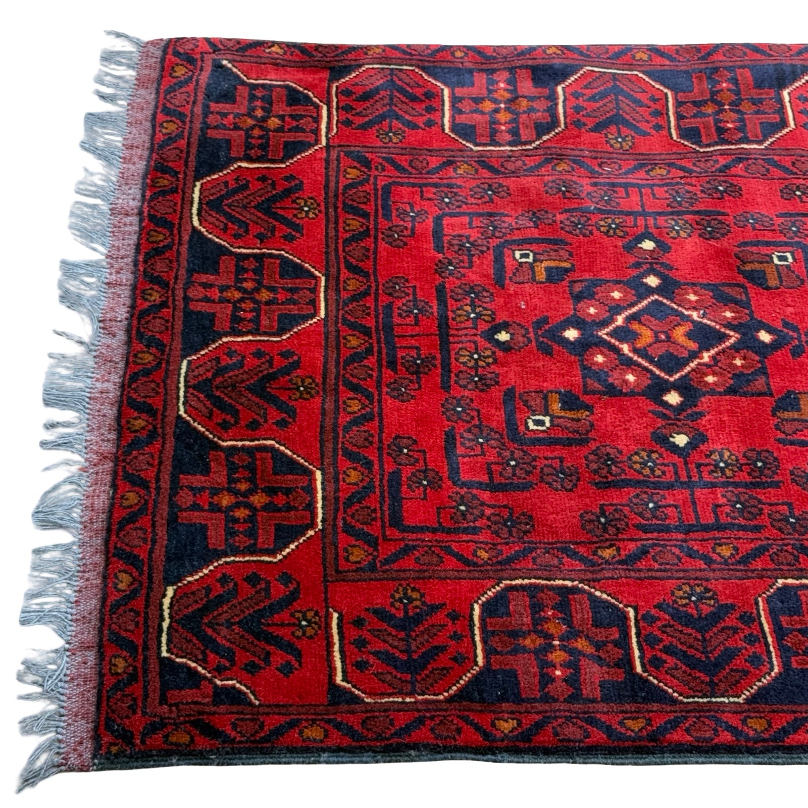 1000 x 80 cm Extra Long Afghan Khal Mohammadi Runner Rug