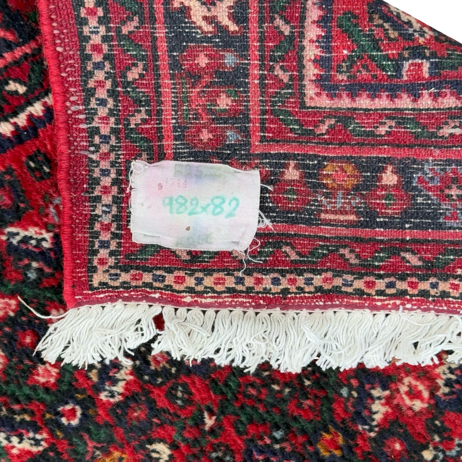 982 x 82 cm Hand-Knotted Persian Bidjar Runner Rug
