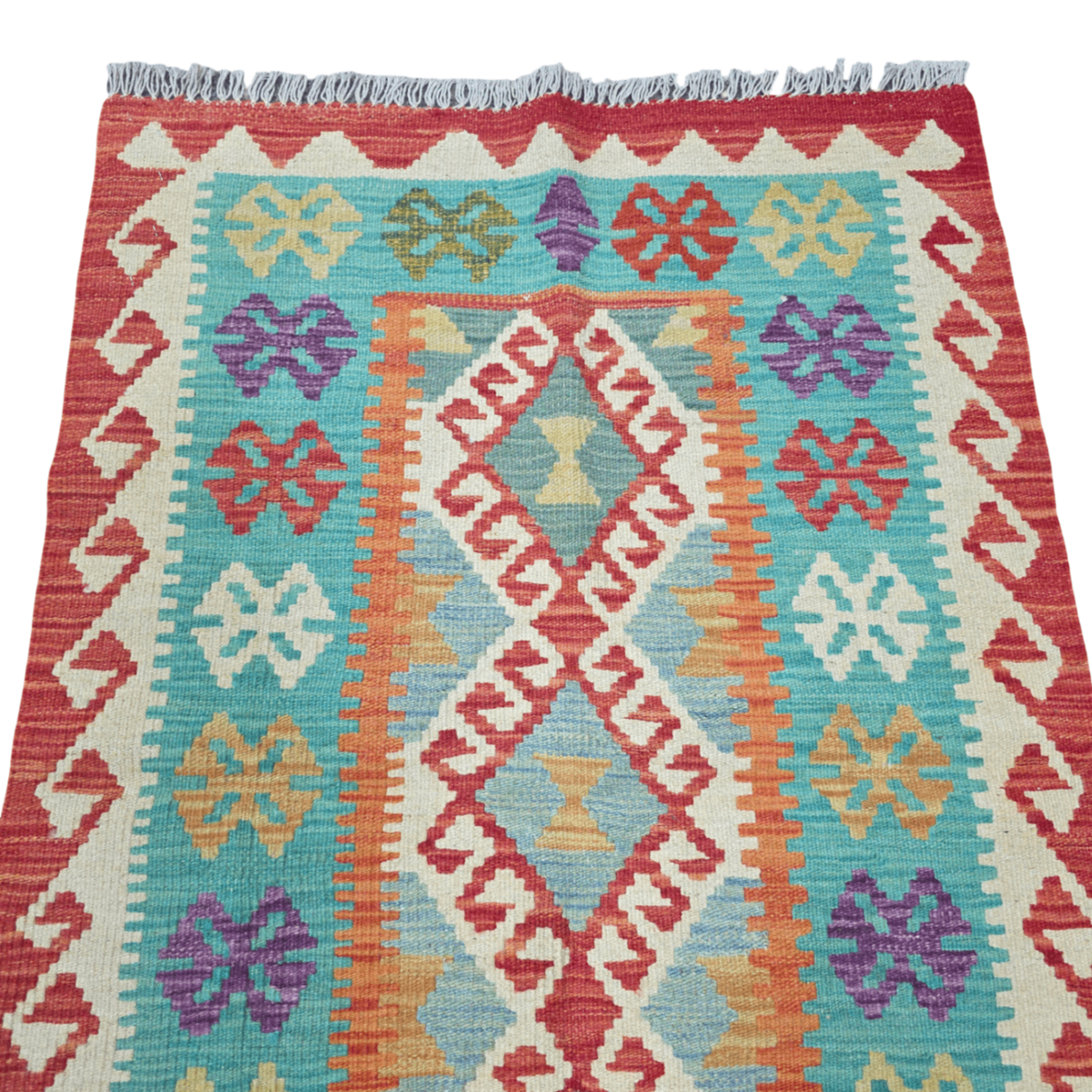 127 x 82 cm Hand Woven Afghan Kilim Rug