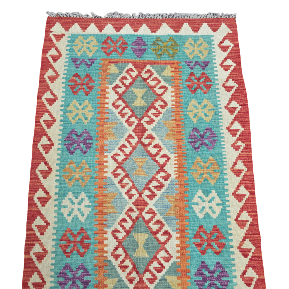 127 x 82 cm Hand Woven Afghan Kilim Rug