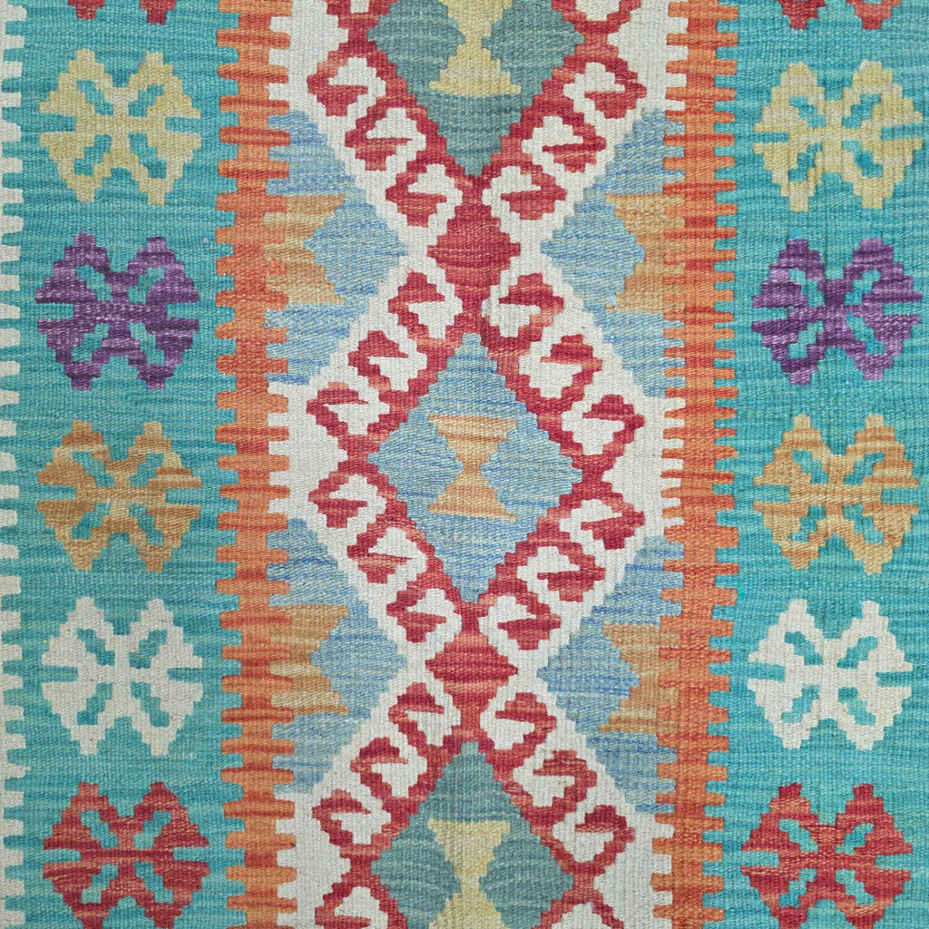 127 x 82 cm Hand Woven Afghan Kilim Rug
