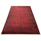 289 x 205 cm Hand-Knotted Afghan Akche Bokhara Rug