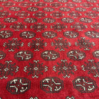 289 x 205 cm Hand-Knotted Afghan Akche Bokhara Rug