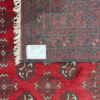 289 x 205 cm Hand-Knotted Afghan Akche Bokhara Rug