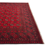 291 x 198 cm Hand-Knotted Afghan Akche Bokhara Rug