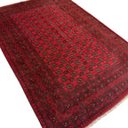 290 x 199 cm Hand-Knotted Afghan Akche Bokhara Rug