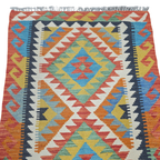 125 x 84 cm Hand Woven Afghan Kilim Rug