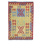 125 x 84 cm Hand Woven Afghan Kilim Rug