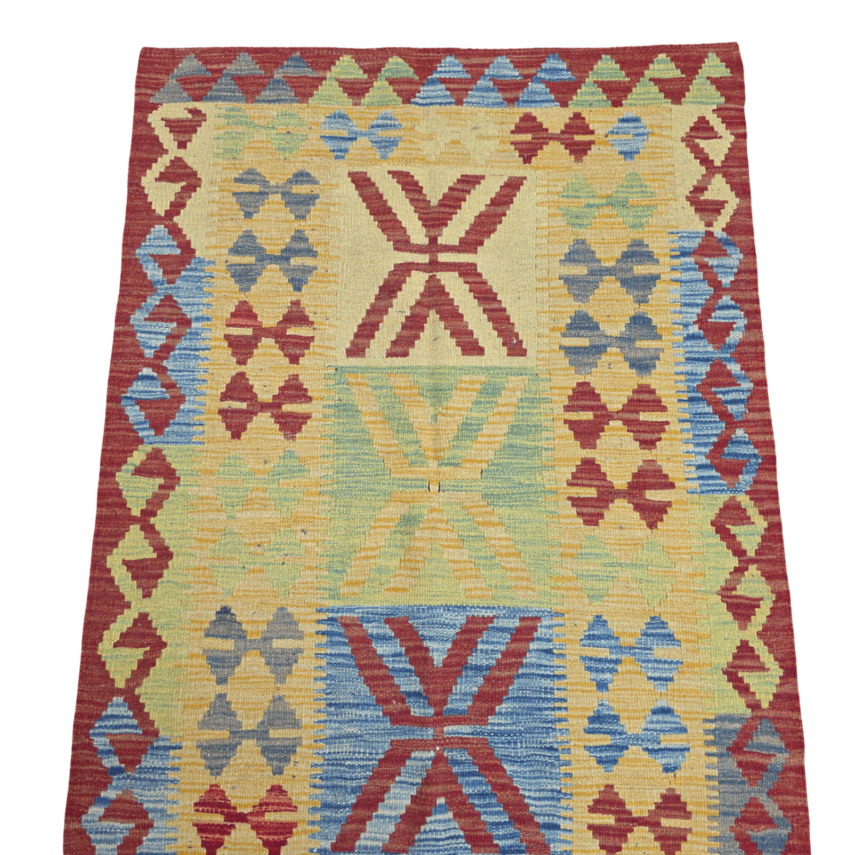 125 x 84 cm Hand Woven Afghan Kilim Rug