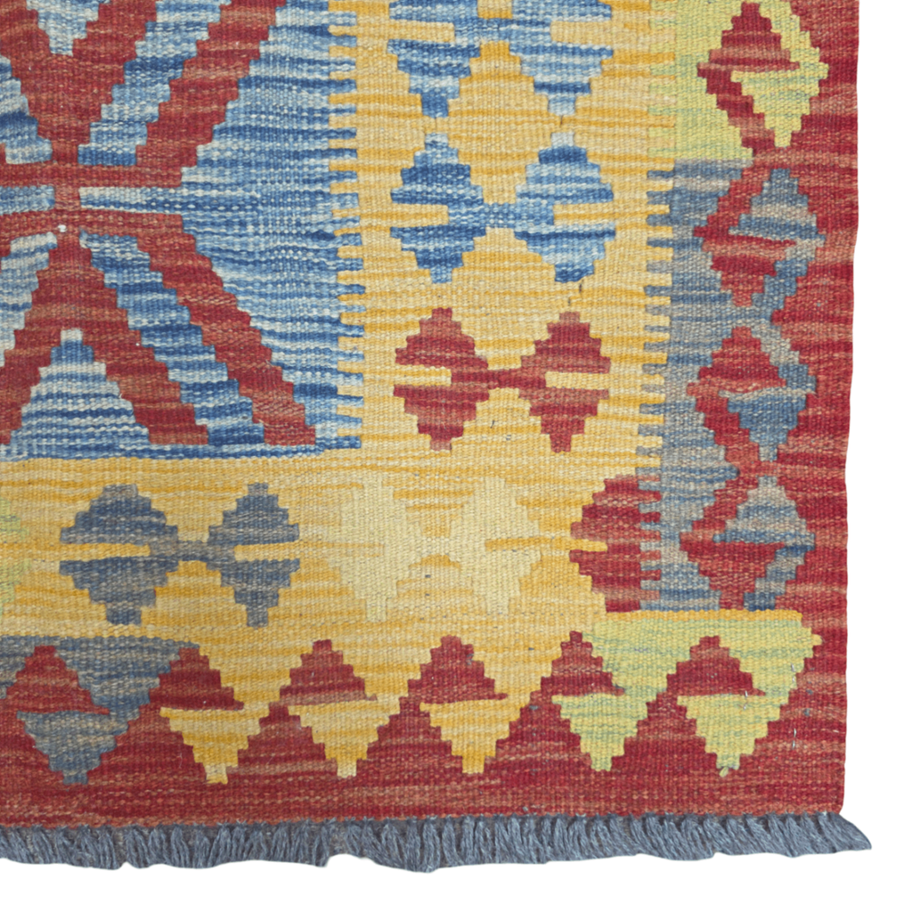 125 x 84 cm Hand Woven Afghan Kilim Rug