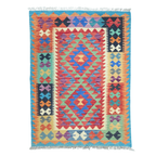 125 x 84 cm Hand Woven Afghan Kilim Rug