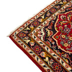 130 x 76 cm Hand-Knotted Persian Kashan Wool Rug