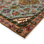146 x 96 cm Vintage Persian Tabriz Wool Rug