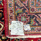 156 x 104 cm Hand-Knotted Persian Kashan Wool Rug