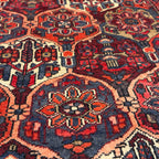 200 x 153 cm Hand-Knotted Antique Persian Bakhtiari Rug