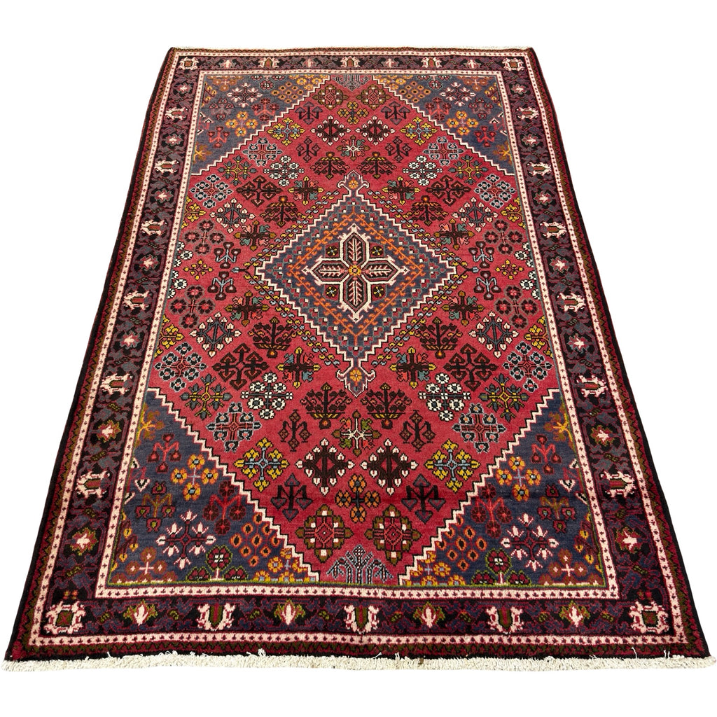 216 x 140 cm Hand-Knotted Persian Joshegan Wool Rug