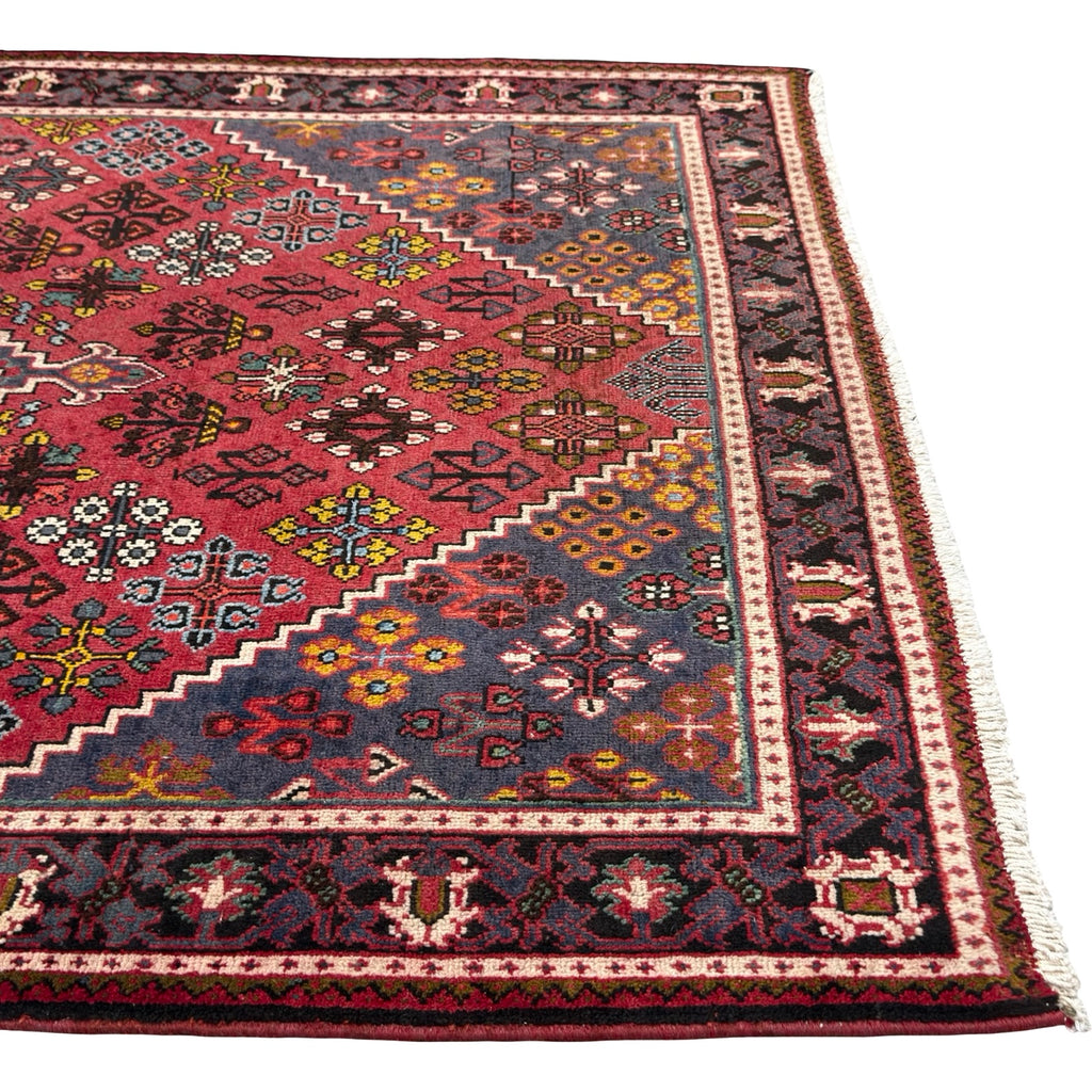 216 x 140 cm Hand-Knotted Persian Joshegan Wool Rug