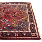 216 x 140 cm Hand-Knotted Persian Joshegan Wool Rug