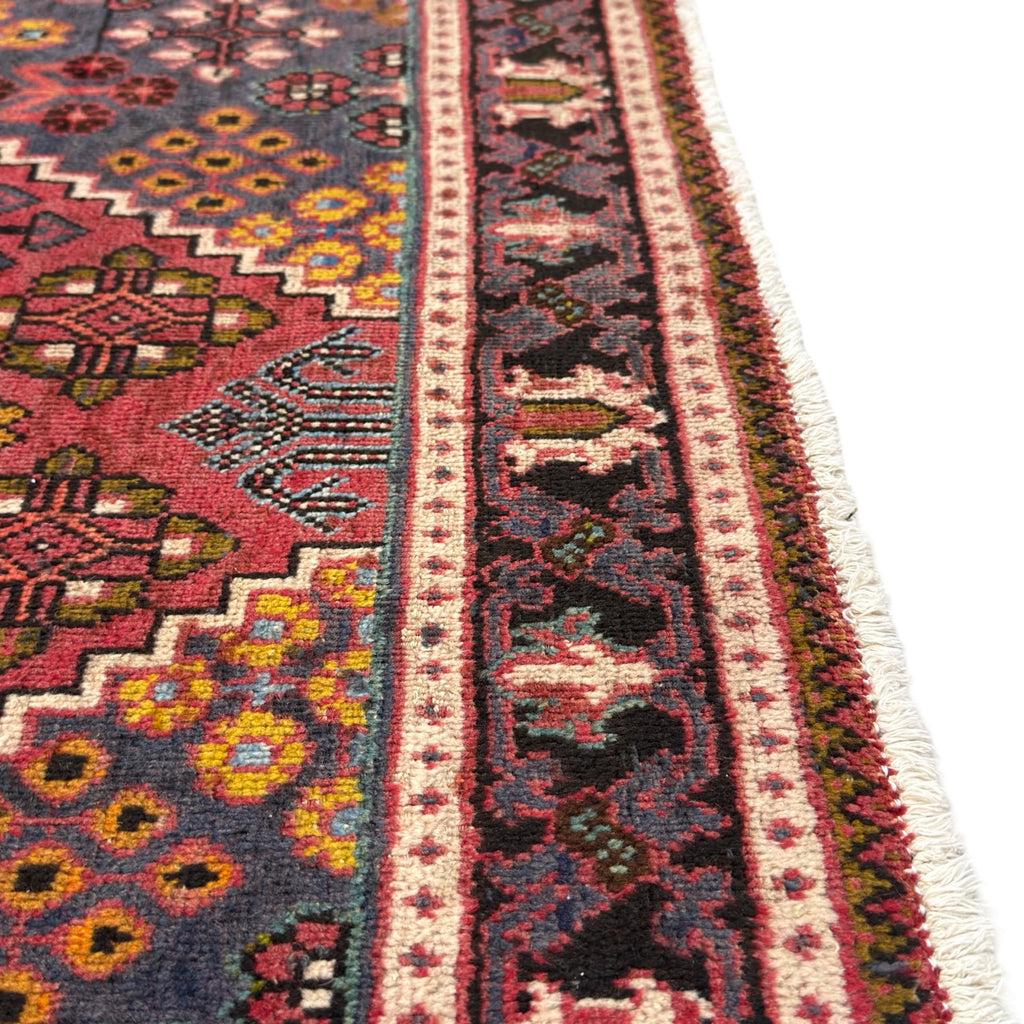 216 x 140 cm Hand-Knotted Persian Joshegan Wool Rug