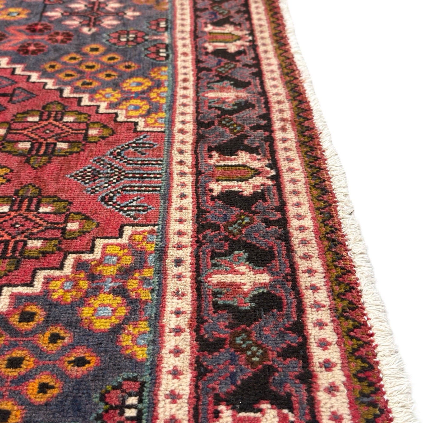 216 x 140 cm Hand-Knotted Persian Joshegan Wool Rug