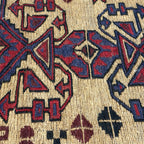 300 x 200 cm Kilim-Barjesta with Star Medallion Field – Handwoven Wool