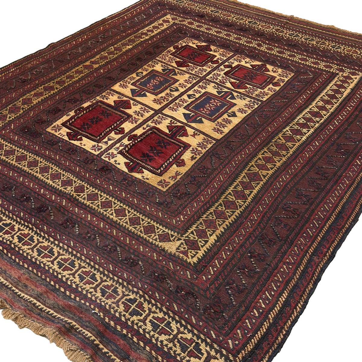 300 x 200 cm Afghan Tribal Kilim-Barjesta Hand Woven Wool Rug