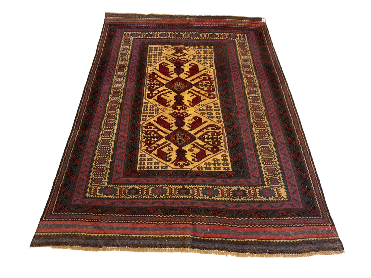 300 x 200 cm Tribal Kilim-Barjesta Hand Woven – Wool Rug