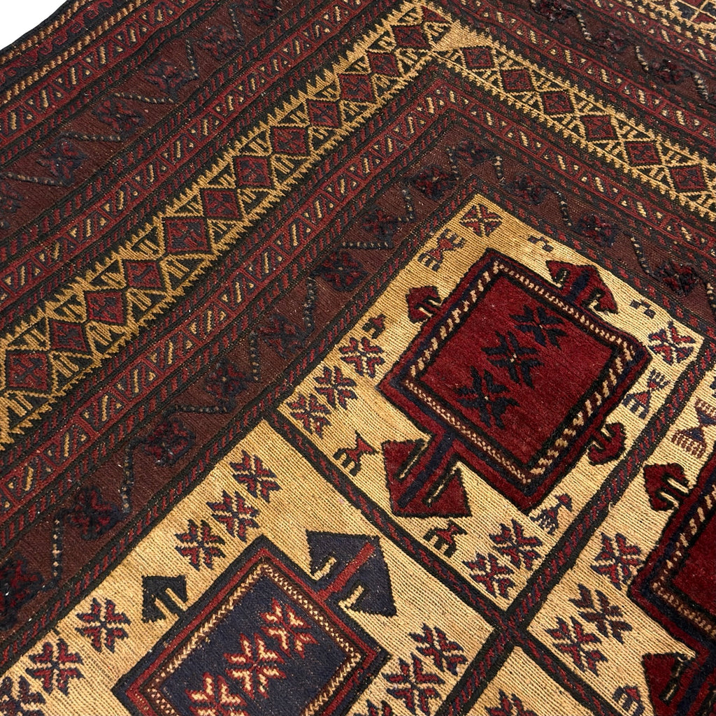 300 x 200 cm Afghan Tribal Kilim-Barjesta Hand Woven Wool Rug