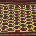 269 x 193 cm Tribal Kilim-Barjesta With All-Over Boteh Design – Hand Woven Wool Rug