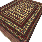 269 x 193 cm Tribal Kilim-Barjesta With All-Over Boteh Design – Hand Woven Wool Rug