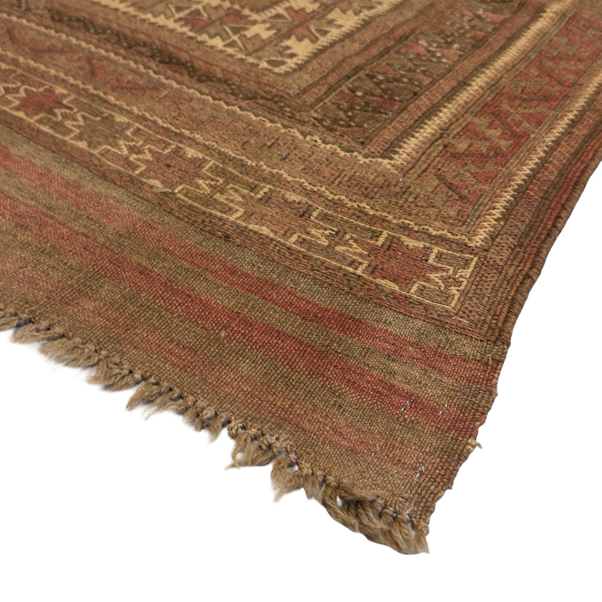 300 x 200 cm Sun-Washed Vintage Afghan Kilim-Barjesta Wool Rug
