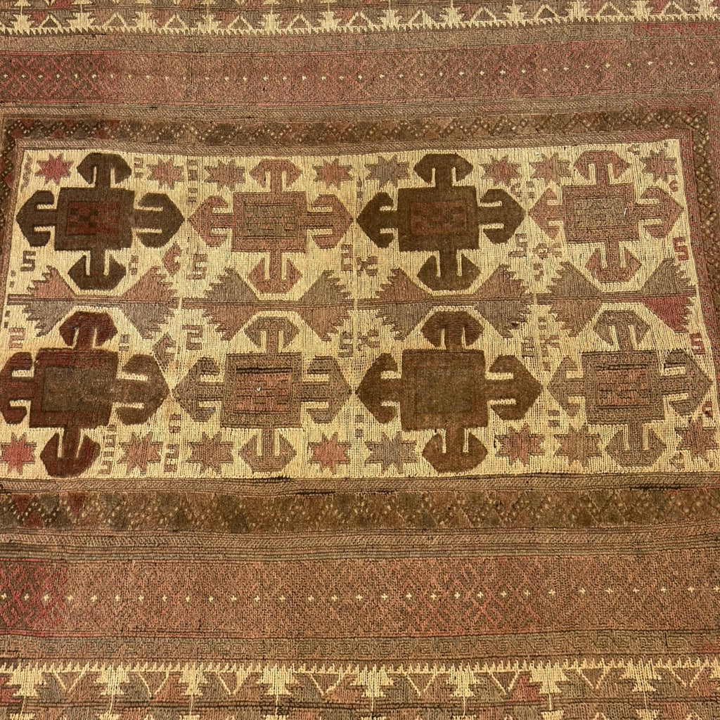 300 x 200 cm Sun-Washed Vintage Afghan Kilim-Barjesta Wool Rug