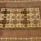 300 x 200 cm Sun-Washed Vintage Afghan Kilim-Barjesta Wool Rug
