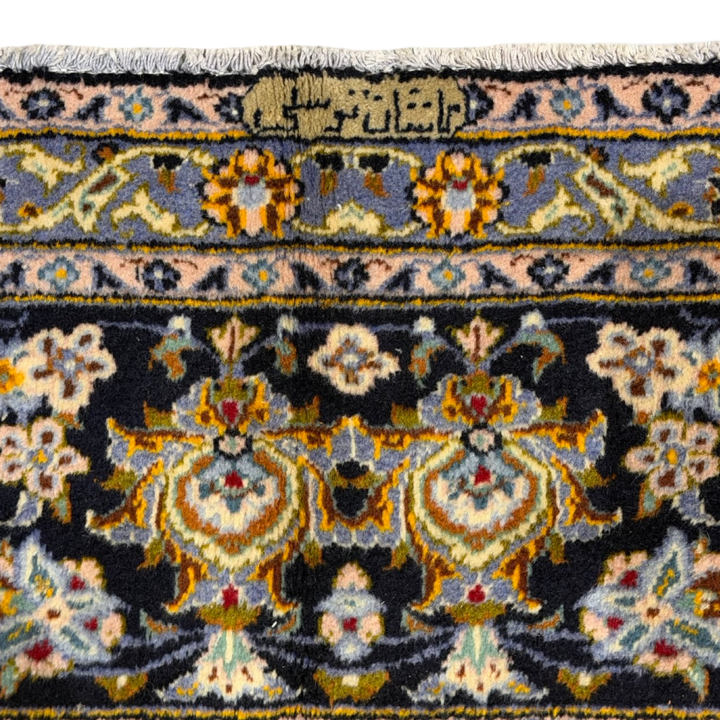412 x 314 cm Hand-Knotted Persian Kashan Medallion Rug