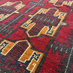 200 x 105 cm Hand Knotted Afghan Tribal Baluch Rug
