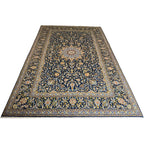343 x 230 cm Persian Handmade Mashad Rug – Classic Medallion Design