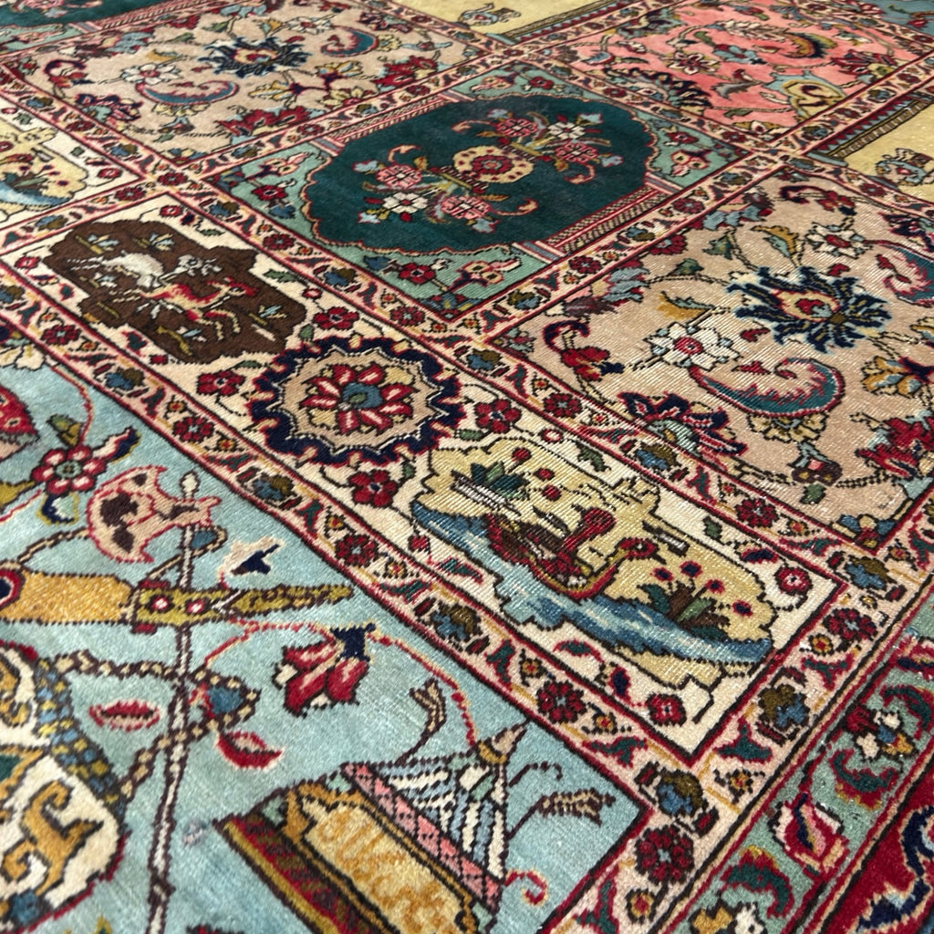 343 x 227 cm Hand Knotted Antique Bakhtiari – Persian Wool Rug