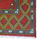 149 x 100 cm Hand Knotted Red Afghan Akche Bokhara – Wool Rug