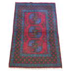 148 x 98 cm Hand Knotted Afghan Akche Bokhara – Wool Rug