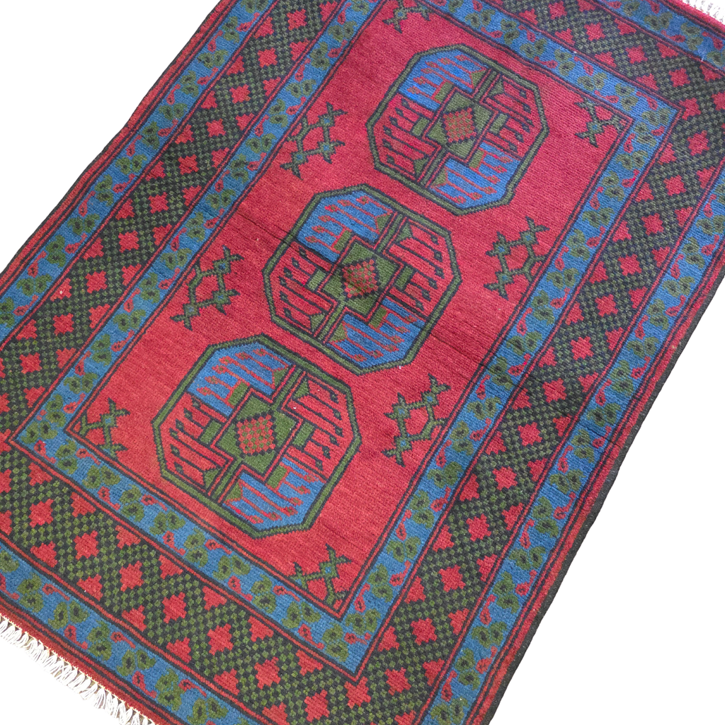148 x 98 cm Hand Knotted Afghan Akche Bokhara – Wool Rug