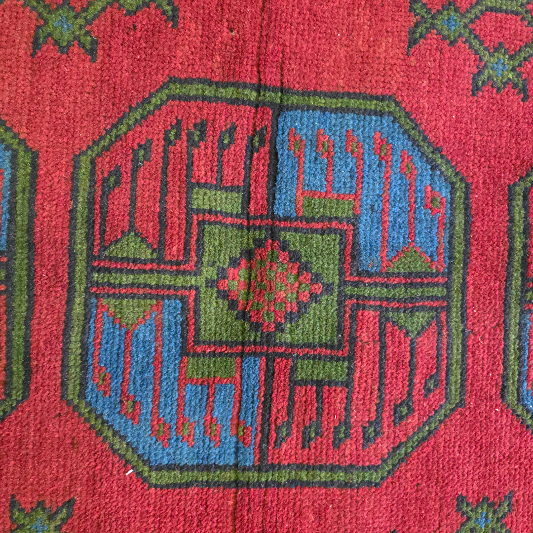148 x 98 cm Hand Knotted Afghan Akche Bokhara – Wool Rug
