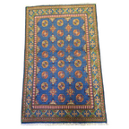 152 x 100 cm Hand Knotted Afghan Akche Bokhara – Wool Rug